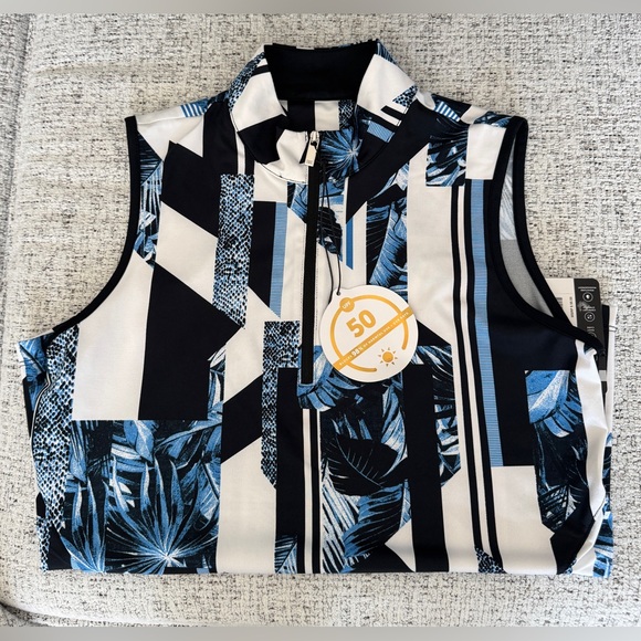 NWT - TAIL Sleeveless Abstract, 2 Tone, Women's Top - Size Small - Picture 3 of 6